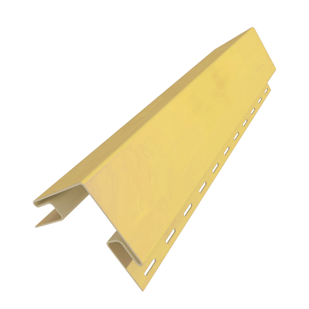 Комплектующие для сайдинга Доломит, наружный угол, кирпич желтый, 3.05м
