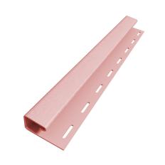 Комплектующие для сайдинга Доломит, J-профиль розовый, 3.66м