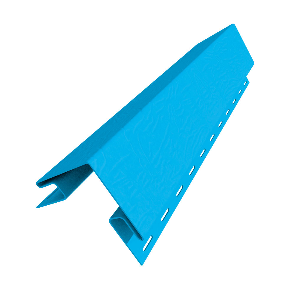Комплектующие для сайдинга Доломит, наружный угол синий, 3.05м