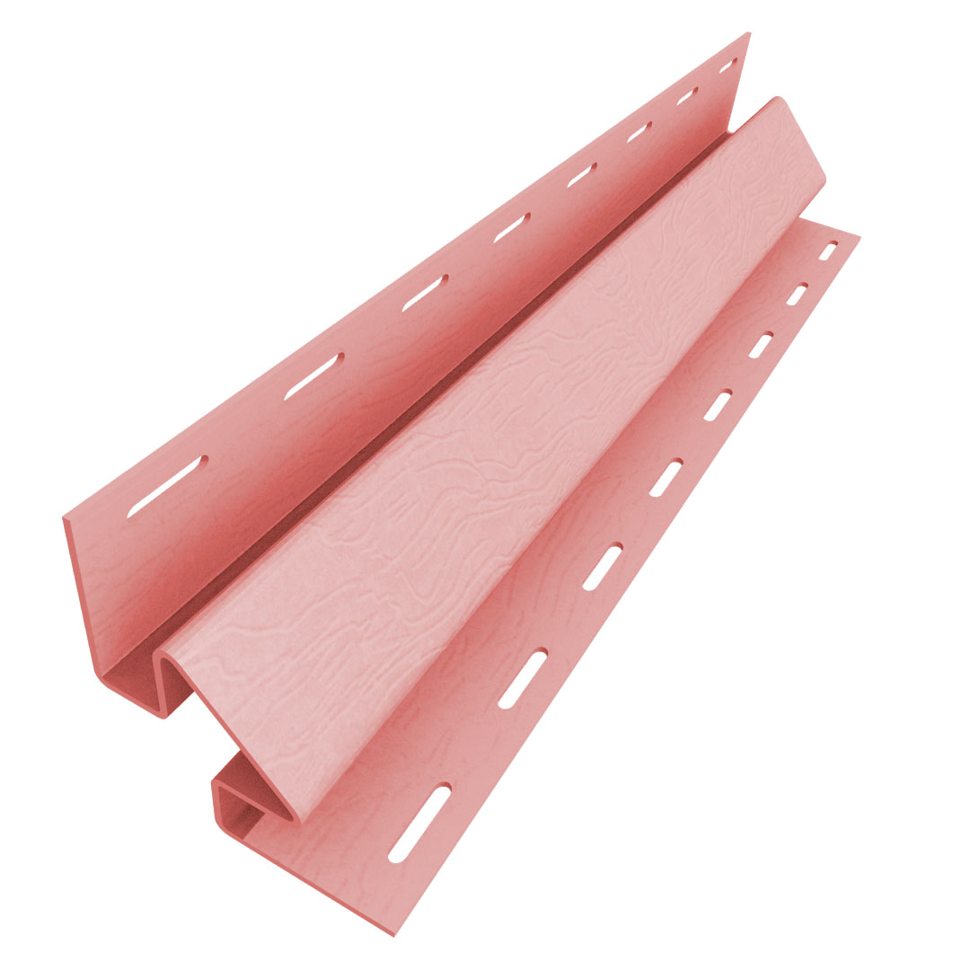 Комплектующие для сайдинга Доломит, внутренний угол розовый, 3.05м