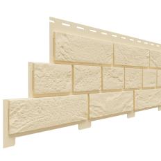 Фасадный сайдинг Доломит серия "Кирпич Славянка", шампань